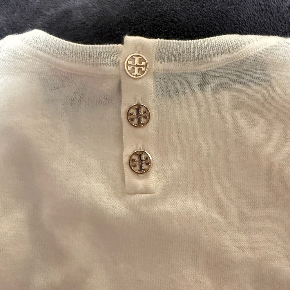 Tory Burch Cream Women's cashmere sweater - Picture 5 of 5